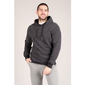Domyos Siyah 500 Erkek Kapüşonlu Sweatshirt