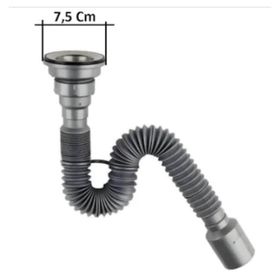 Donau Lüks Körüklü 50 mm Evye Lavabo Sifonu