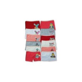 Dondeza 402 12'li Baskılı Kız Çocuk Boxer
