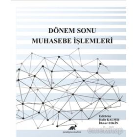 DÖNEM SONU MUHASEBE İŞLEMLERİ - ALI ILDIRAR