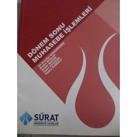 DÖNEM SONU MUHASEBE İŞLEMLERİ - ALI ILDIRAR