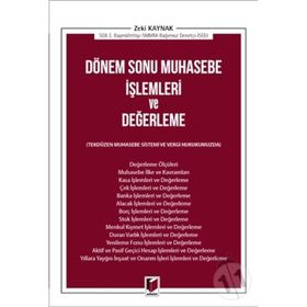 Dönem Sonu Muhasebe İşlemleri Ve Değerleme - Zeki Kaynak