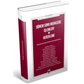 Dönem Sonu Muhasebe İşlemleri Ve Değerleme - Zeki Kaynak