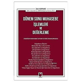 Dönem Sonu Muhasebe İşlemleri Ve Değerleme - Zeki Kaynak