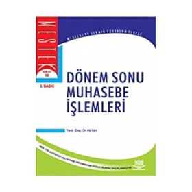 DÖNEM SONU MUHASEBE İŞLEMLERİ - YAKUP ÜLKER;ERDOĞAN AVDER