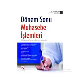 DÖNEM SONU MUHASEBE İŞLEMLERİ - YAKUP ÜLKER;ERDOĞAN AVDER