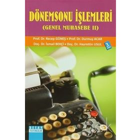 DÖNEMSONU İŞLEMLERİ (GENEL MUHASEBE II) - KOLEKTIF