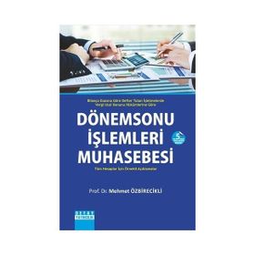 DÖNEMSONU İŞLEMLERİ MUHASEBESI - MEHMET ÖZBİRECEKLİ