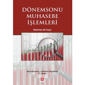 Dönemsonu Muhasebe İşlemleri - Mehmet Ali Feyiz