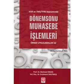Dönemsonu Muhasebe İşlemleri - Mehmet Erkan Cemal Elitaş Yunus Ceran