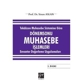DÖNEMSONU MUHASEBE UYGULAMALARI - REMZI ÖRTEN; AYDIN KARAPINAR