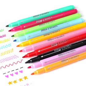 Dong-A 33 My Color 2 Çift Siyah Uçlu Keçeli Kalem
