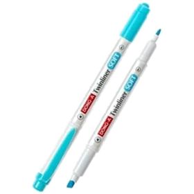Dong-A 37 Twinliner Soft Gök Mavi Fosforlu Kalem