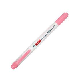 Dong-A Twinliner Soft No:12 Mercan Pembe Fırçalı Fosforlu Kalem