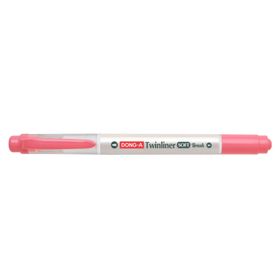 Dong-A Twinliner Soft No:12 Mercan Pembe Fırçalı Fosforlu Kalem