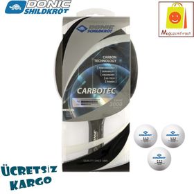 Donic Carbotec 3000 Karbon Masa Tenisi Raketi