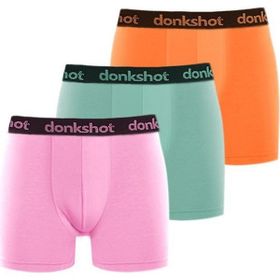 Donkshot 1101V3 Lila-Mint-Orange 3'lü Likralı Compact Classic Boxer