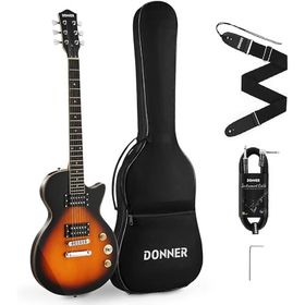 Donner DLP-124S LP Sunburst Elektro Gitar Paketi