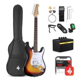 Donner DST-100S ST Sunburst Elektro Gitar Seti