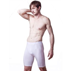 Dono 1150 Koyu Gri Likralı Erkek Uzun Boxer