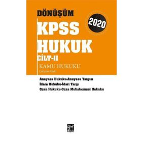 Dönüşüm Kpss Hukuk Cilt 2 Kamu Hukuku Çalışma Kitabı - Kolektif