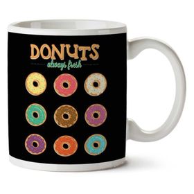 Donuts Always Fresh Baskılı Kupa