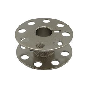 Donwei 270010QWS(3S) Düz Makine Metal Beyaz Tırnaklı-İçi Tırtıklı Masura