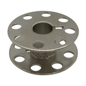 Donwei 270010QWS(3S) Düz Makine Metal Beyaz Tırnaklı-İçi Tırtıklı Masura