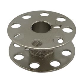 Donwei 270010QWS(3S) Düz Makine Metal Beyaz Tırnaklı-İçi Tırtıklı Masura
