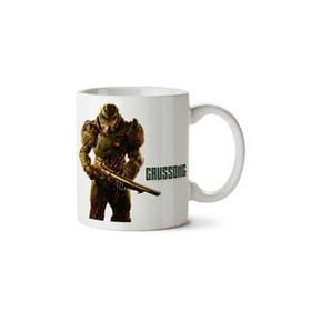 Doom Transparent Baskılı Kupa Bardak