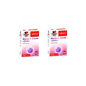 Doppelherz Aktiv Biotin L-Sistein Çinko 2x30 Kapsül