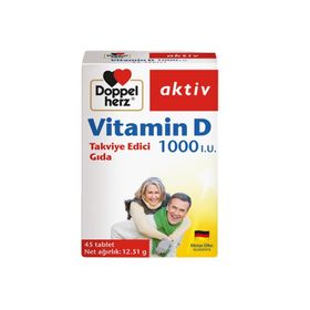 Doppelherz Vitamin D 1000 mg 45 Tablet