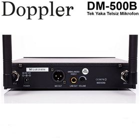 Doppler DM-500B Telsiz Kablosuz Yaka Mikrofonu