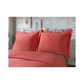 Doqu Home Beste Nar Çiçeği Çift Kişilik Yatak Örtüsü