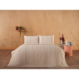 Doqu Home Calista Bej Çift Kişilik Pike Set