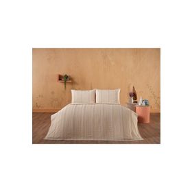 Doqu Home Calista Bej Çift Kişilik Pike Set