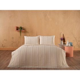 Doqu Home Calista Bej Çift Kişilik Pike Set