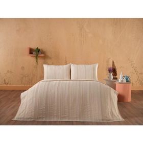 Doqu Home Calista Bej Çift Kişilik Pike Set