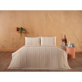 Doqu Home Calista Bej Çift Kişilik Pike Set