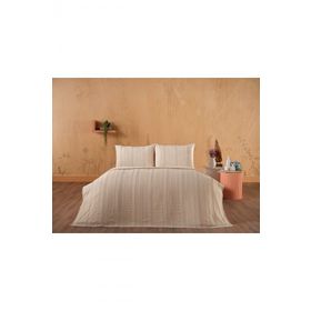 Doqu Home Calista Bej Tek Kişilik Pike Seti