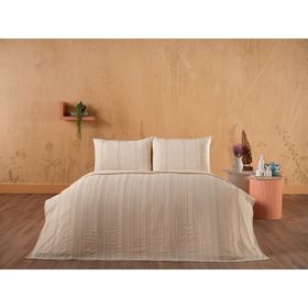 Doqu Home Calista Bej Tek Kişilik Pike Seti