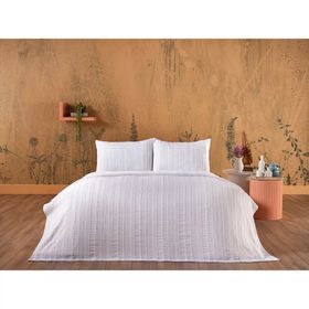 Doqu Home Calista Beyaz Tek Kişilik Pike Seti