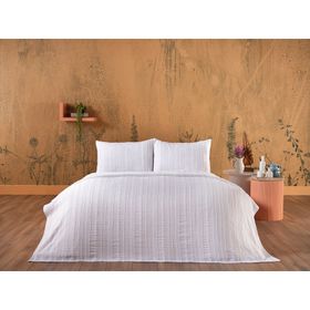 Doqu Home Calista Beyaz Tek Kişilik Pike Seti