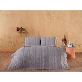 Doqu Home Calista Gri Çift Kişilik Pike Set