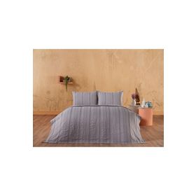 Doqu Home Calista Gri Çift Kişilik Pike Set