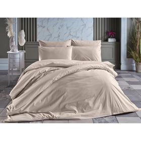 Doqu Home Dreamlife Bej Tek Kişilik Nevresim Takımı
