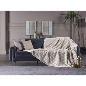 Doqu Home Embos Senfoni Krem 220x240 cm Çift Kişilik Battaniye