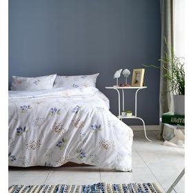 Doqu Home Flourish Easy Cotton Çift Kişilik Krem 200x220 cm Nevresim Takımı