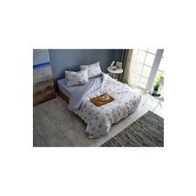 Doqu Home Flourish Easy Cotton Tek Kişilik Krem 160x220 cm Nevresim Takımı