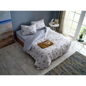 Doqu Home Flourish Easy Cotton Tek Kişilik Krem 160x220 cm Nevresim Takımı